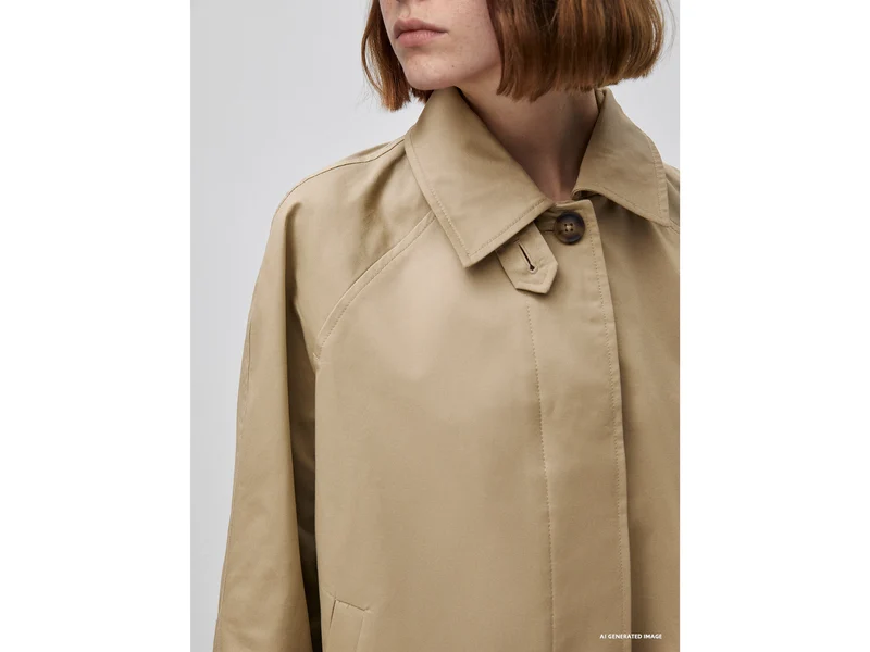Kurzer Trenchcoat