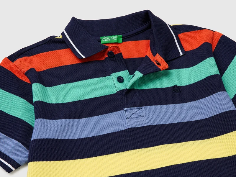 Gestreiftes Poloshirt