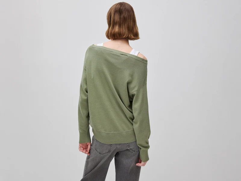 Hochwertiger Oversize-Pullover aus Baumwolle