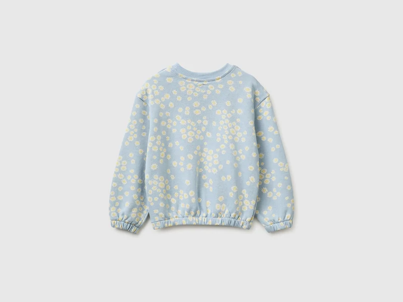 Sweatshirt mit Bedrucktem Muster und Schleifen