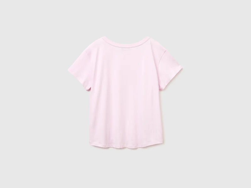 T-Shirt mit U-Boot-Ausschnitt