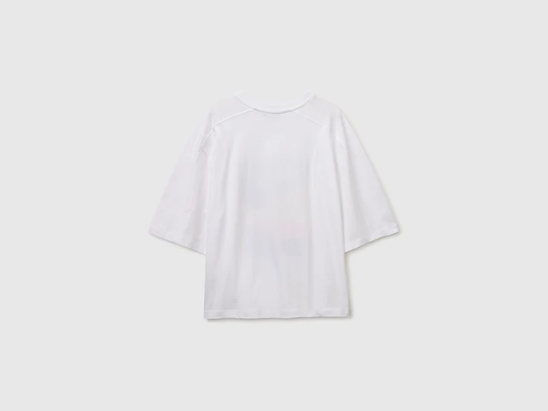 Übergroßes T-Shirt mit Aufdruck
