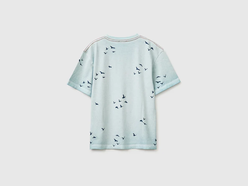 Übergroßes T-Shirt mit Aufdruck