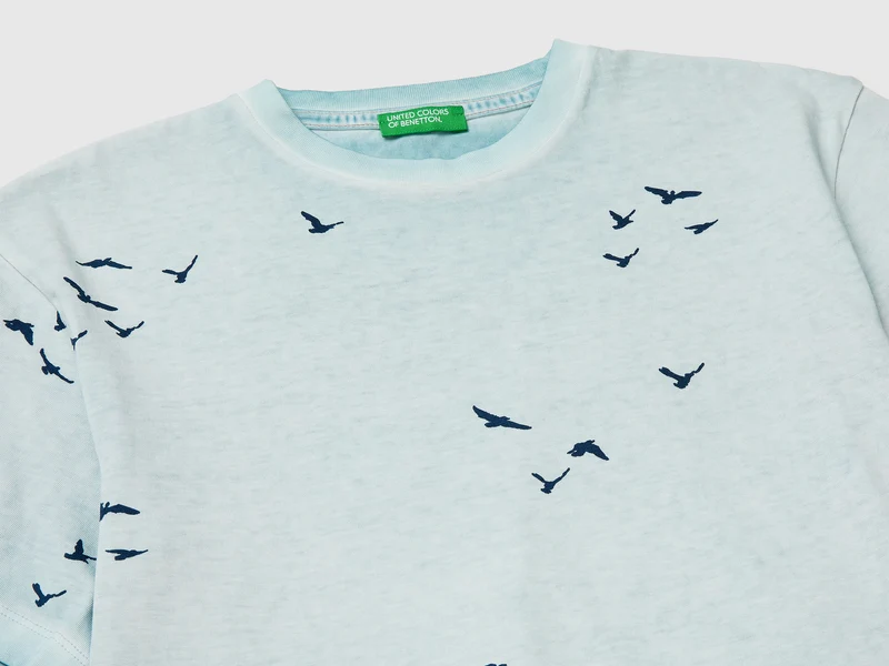 Übergroßes T-Shirt mit Aufdruck