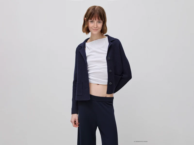 Blazer aus 100 % Baumwolle