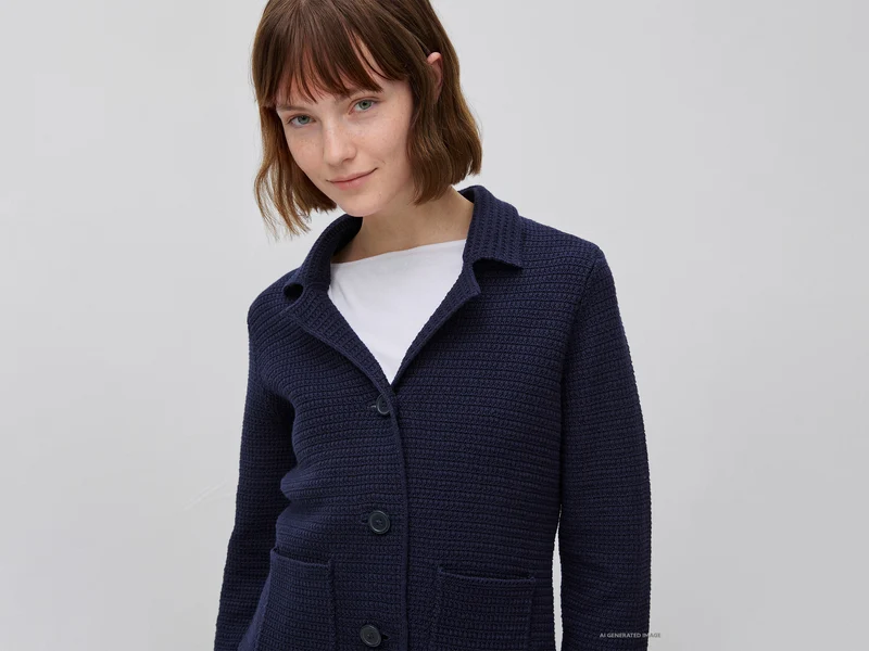 Blazer aus 100 % Baumwolle