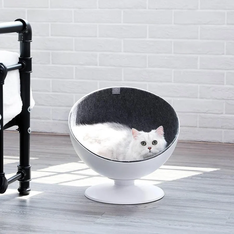 Rotating Cat Hammock - Interactive Pet Lounge Bed