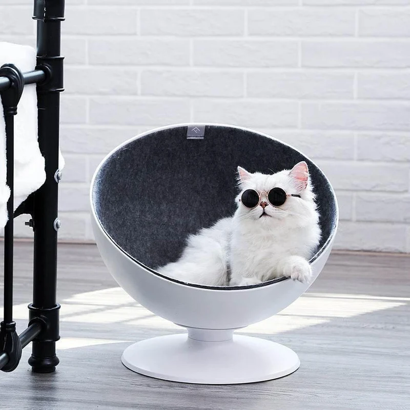 Rotating Cat Hammock - Interactive Pet Lounge Bed