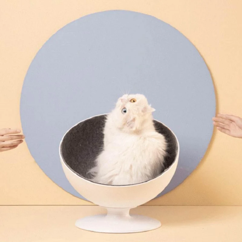 Rotating Cat Hammock - Interactive Pet Lounge Bed