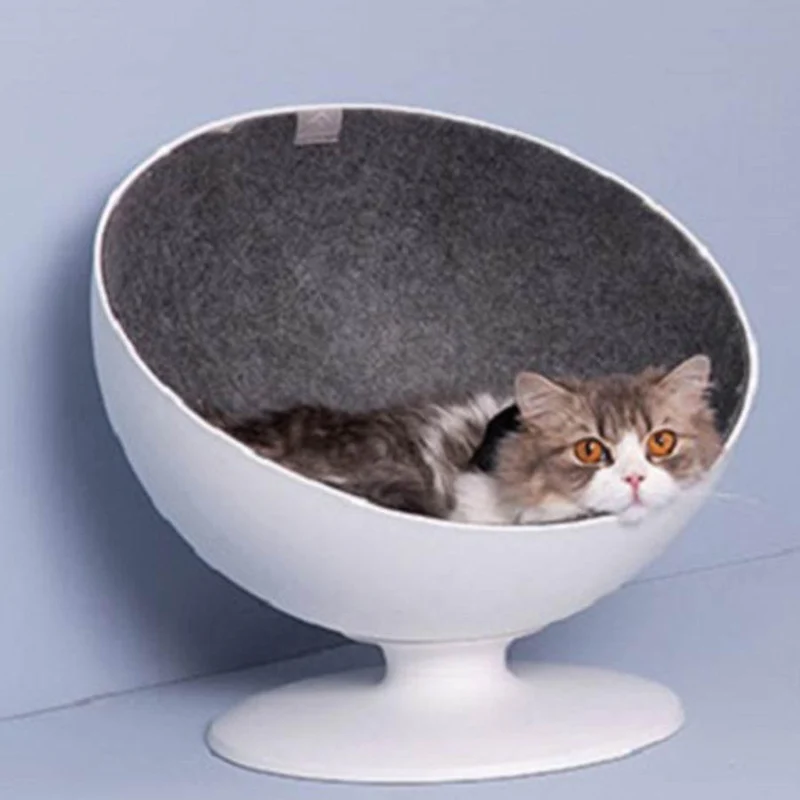 Rotating Cat Hammock - Interactive Pet Lounge Bed
