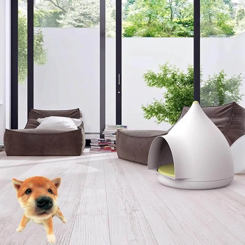 Large Cat House - Water Drop Design Cat Shelter