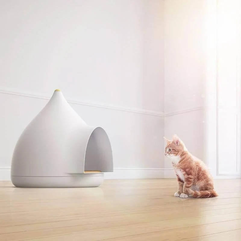 Large Cat House - Water Drop Design Cat Shelter