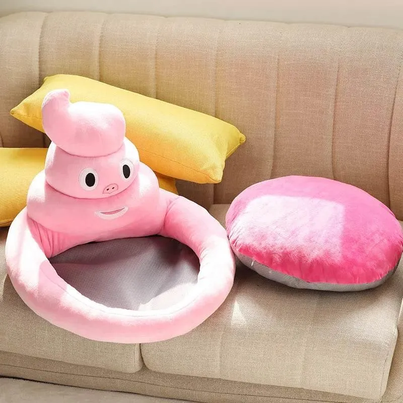 Funny Cat Bed - Cute Poop Design