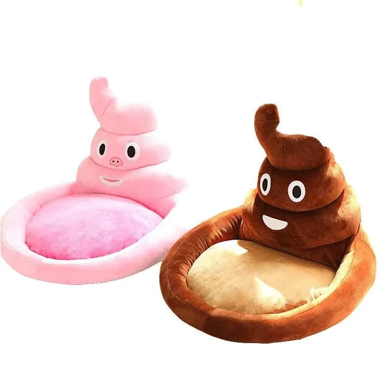 Funny Cat Bed - Cute Poop Design