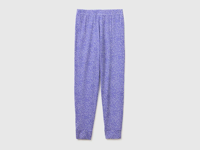 Hose mit Blumenmuster