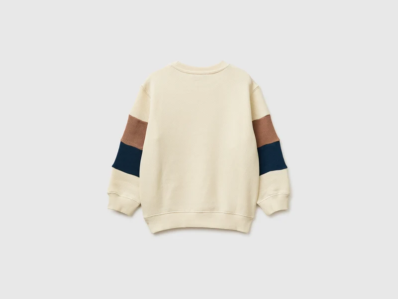 Sweatshirt mit geschlossenem Farbblock