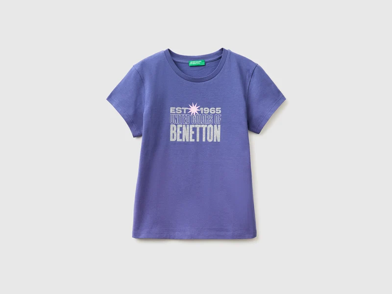 Glitzerdruck-T-Shirt