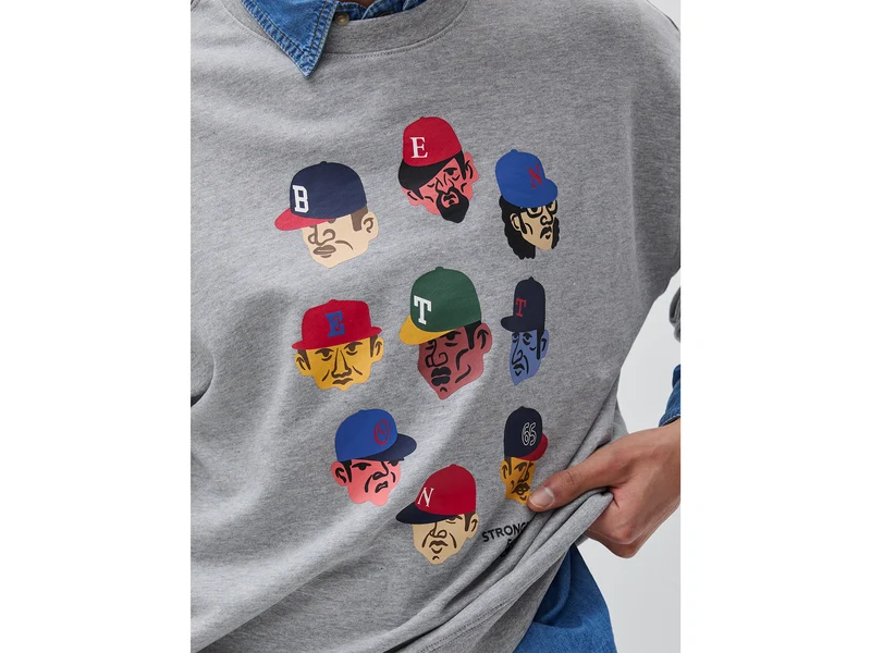Bedrucktes Sweatshirt in bequemer Passform