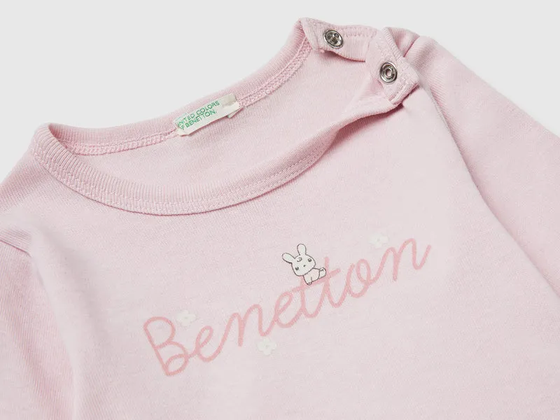 Bedrucktes T-Shirt aus Bio-Baumwolle