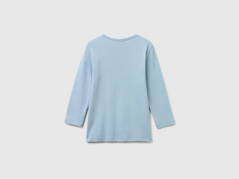 Schmal geschnittenes T-Shirt mit U-Boot-Ausschnitt