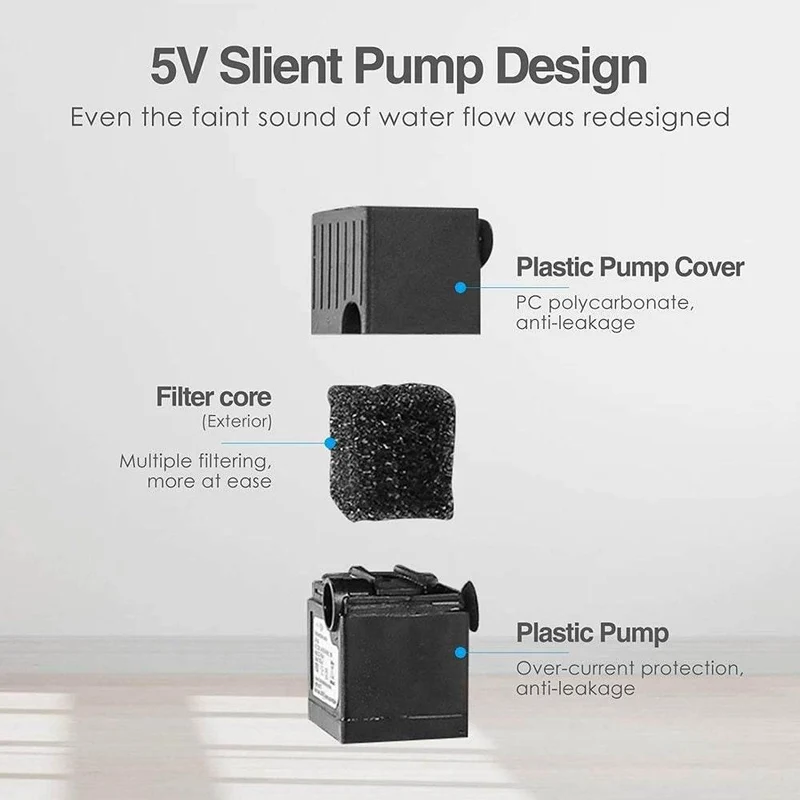 Automatic Pet Water Fountain - Smart Ceramic Dispenser for Cats Dogs
