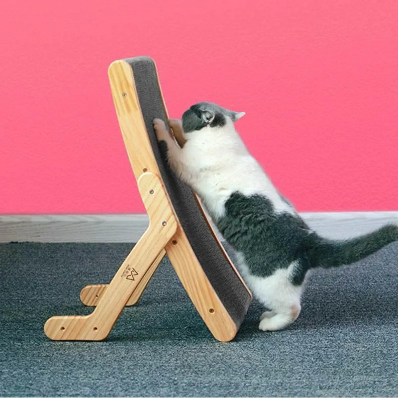 Interactive Cat Scratcher Bed - Playful Lounge for Cats