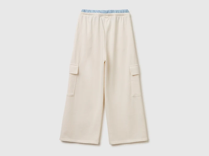 Cargohosen mit elastischem Bund