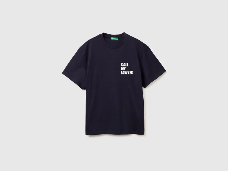 Bedrucktes T-Shirt mit lockerer Passform