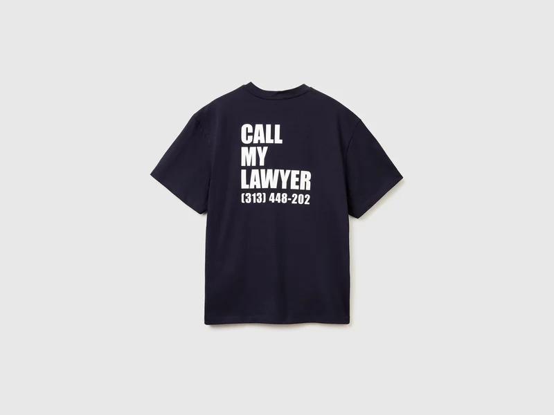 Bedrucktes T-Shirt mit lockerer Passform
