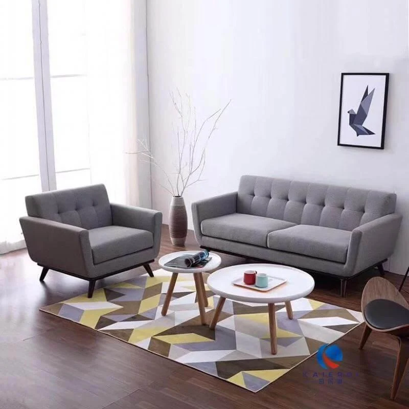 Modern Grey Comfy Sofa - Stylish Couch for Living Room