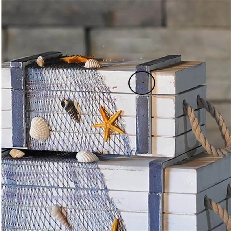 Rustic Mediterranean Wooden Decor - Handcrafted Home Accent Piece