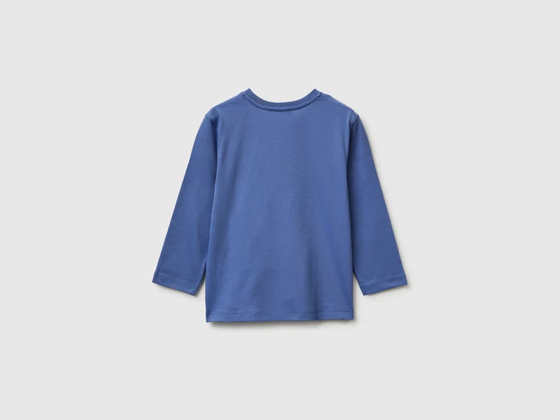 Bio-Baumwoll-T-Shirt mit Logodruck