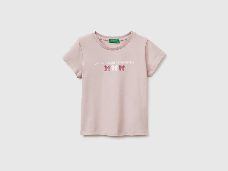 Glitzerdruck-T-Shirt