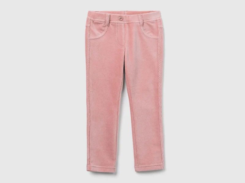Hose aus geripptem Chenille