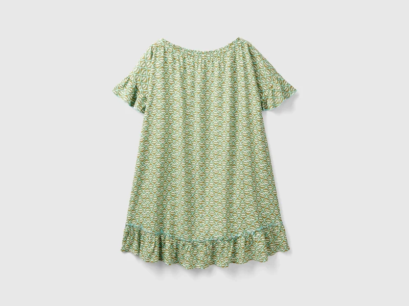 Kaftan mit Blumendruck