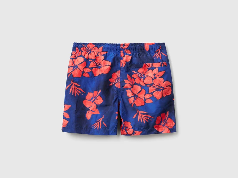 Gemusterte Badeshorts aus Nylon