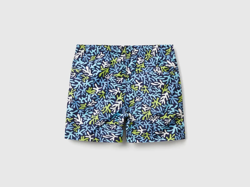 Gemusterte Badeshorts aus Nylon
