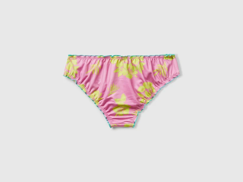 Badeshorts mit Blumendruck