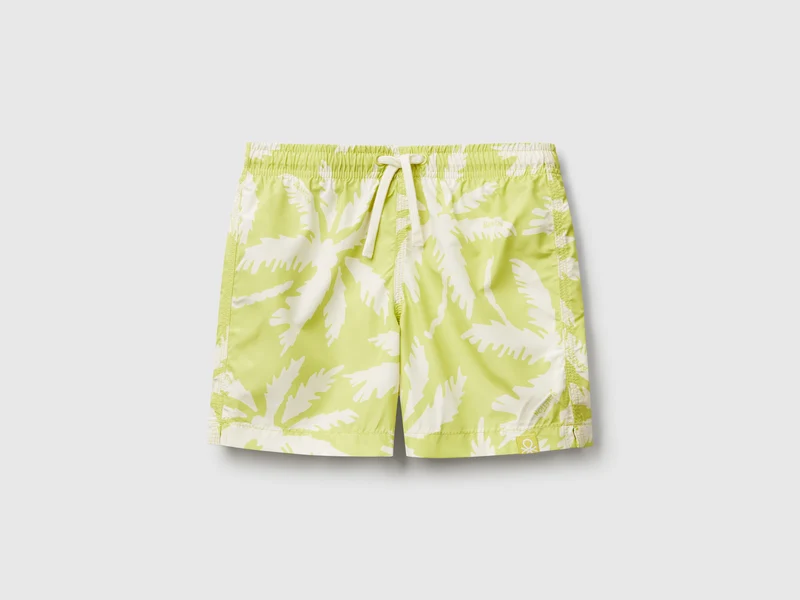 Gemusterte Badeshorts aus Nylon