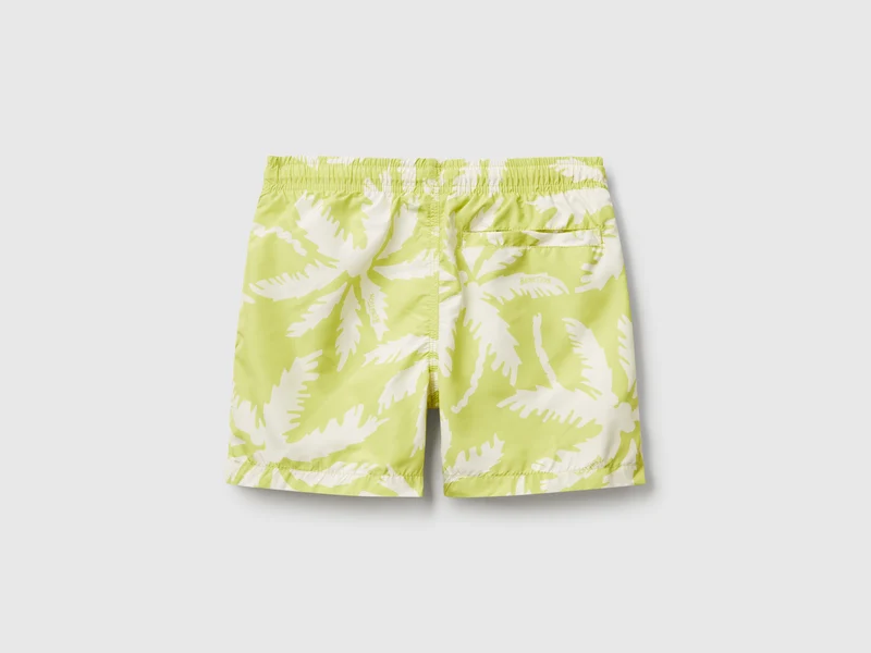 Gemusterte Badeshorts aus Nylon