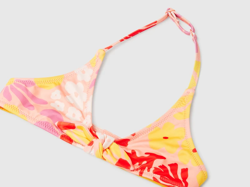 Strandbikini mit Blumenprint