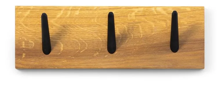 Spinder Hakenleiste Garderobe 60 Eiche Modernes Design mit 3 Haken