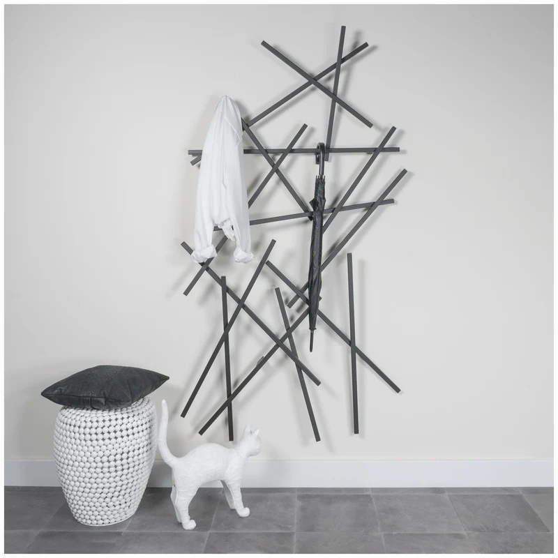 Spinder Garderobe MATCHES Black - Modernes minimalistisches Design