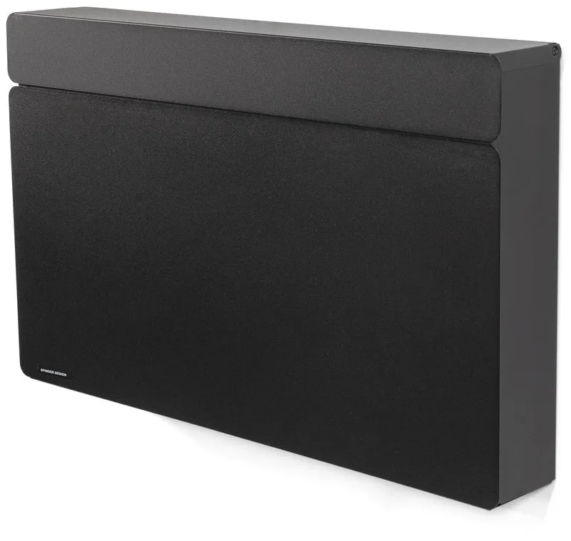 Spinder LUIGI Schuhschrank Stahl Minimalistisch Schwarz