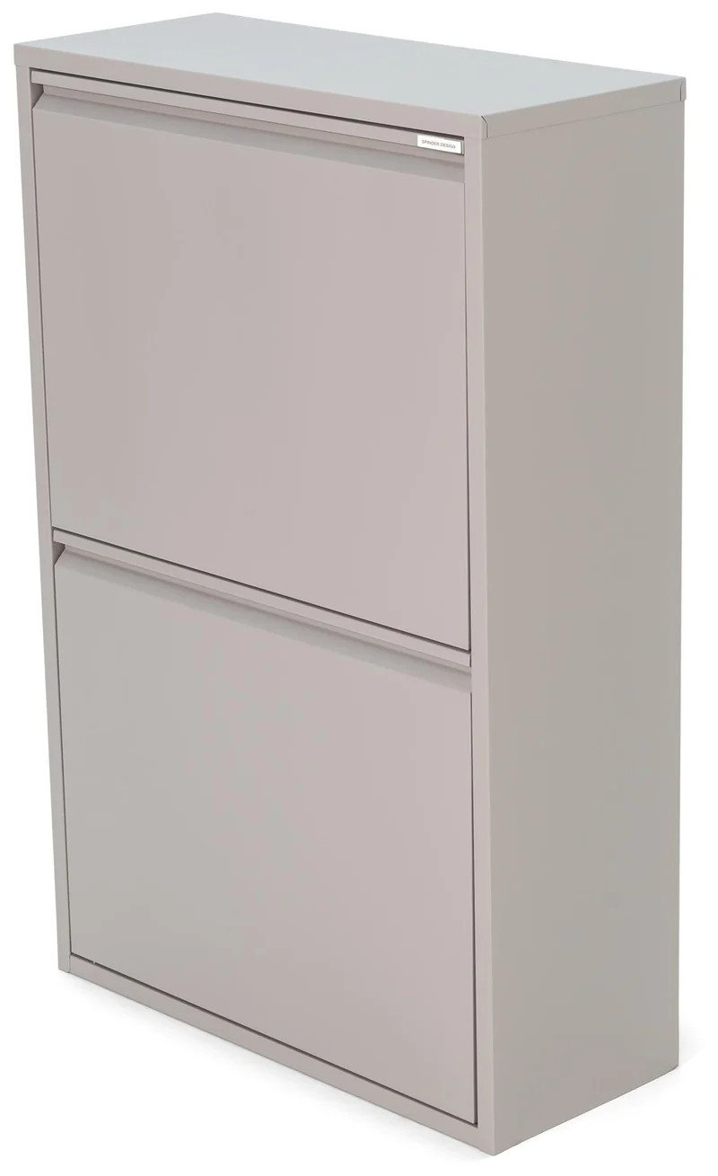 Mülltrenner GIGI 4 Abfalltrenner 2 Klappen Silky Taupe Spinder Design
