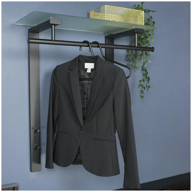 Spinder DUTCH Garderobe: Minimalistisches Design aus Stahl & Glas