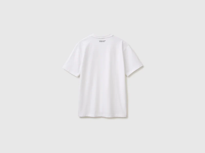 Normal geschnittenes T-Shirt mit Aufdruck