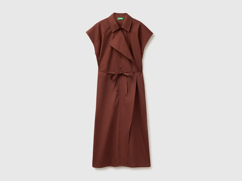 Ärmelloses Hemdkleid