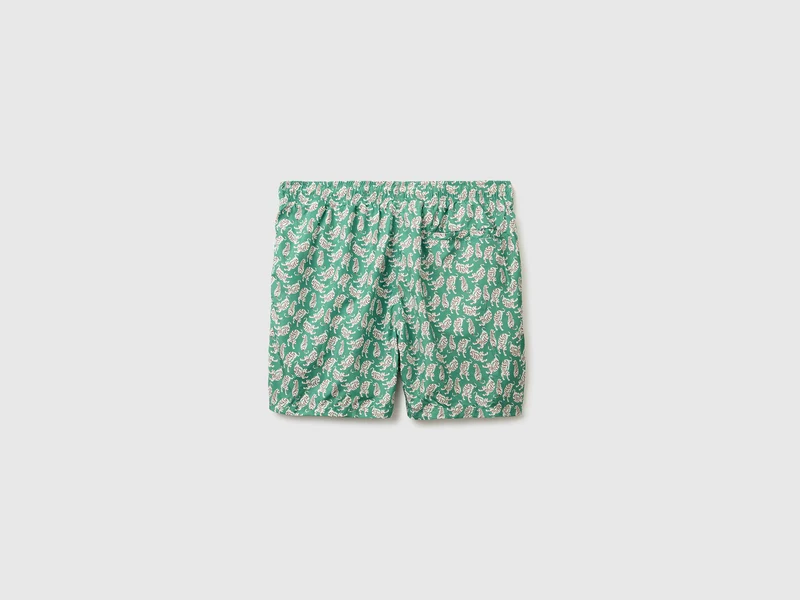 Gemusterte Boxershorts mit Meeresmotiv