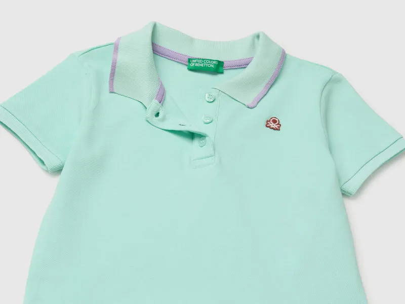 Kleid im Polo-Stil